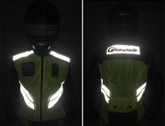 Riding Tribe Reflective Vest for Motorcycle Touring