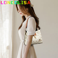 Luxury Cowhide Leather Handbag - Large Capacity Tote