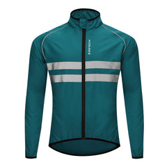 Reflective Long Sleeve Breathable Bike Riding Windbreaker