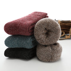 Wool Socks, Rabbit Hair Socks, Fleece Cashmere Socks
