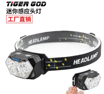 9 LED Super Strong Headlamp with Type-C Charging (One)