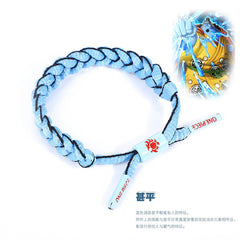 Hero Luminous Hand-Woven Beaded Leather Bracelet