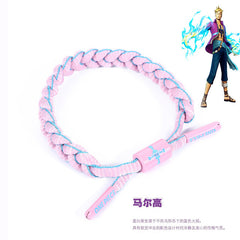 Hero Luminous Hand-Woven Beaded Leather Bracelet