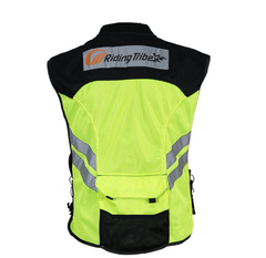 Riding Tribe Reflective Vest for Motorcycle Touring