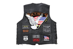 Harley Leather Jacket, Motorcycle Vest, Riding Gilet