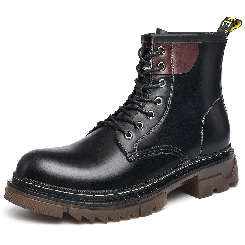 All-Match High-Top Men's Velvet Warmth Boots
