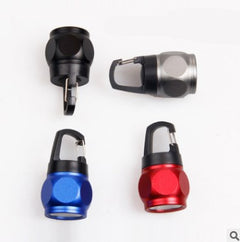 Mini COB Keychain Flashlight with Carabiner Light