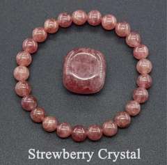 Natural Stone Beaded Elastic Bracelet
