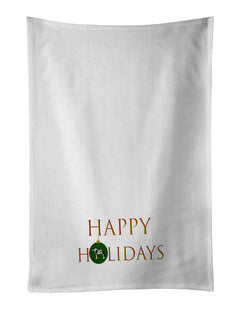 Horse - Cyldesdale Horse Happy Holidays Kitchen Towel Set of 2