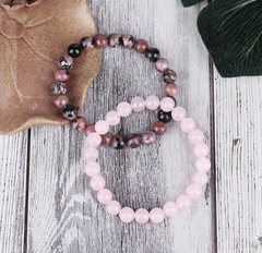 Natural Stone Beaded Bracelet Collection