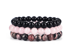 Natural Stone Beaded Bracelet Collection