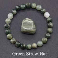 Natural Stone Beaded Elastic Bracelet