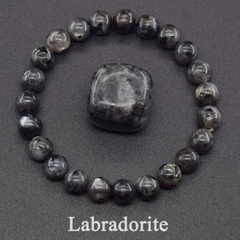 Natural Stone Beaded Elastic Bracelet
