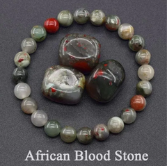 Natural Stone Beaded Elastic Bracelet