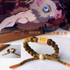 Hero Luminous Hand-Woven Beaded Leather Bracelet