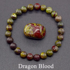 Natural Stone Beaded Elastic Bracelet