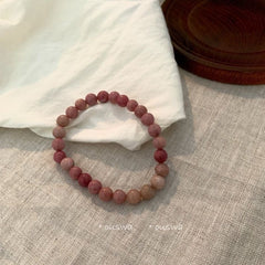 "Natural Stone Beaded Bracelet with Unique Design"