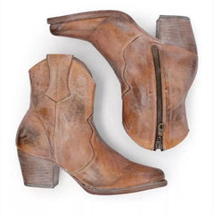 All-Match Women's High Heel Martin Boots