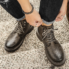 Waterproof Men's British Leather Work Boots