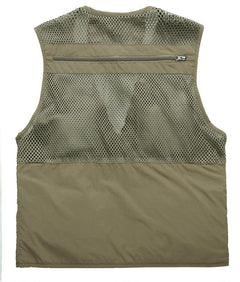 GUDAOJIPU Quick-Dry Mesh Fishing Photography Vest