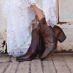 All-Match Women's High Heel Martin Boots