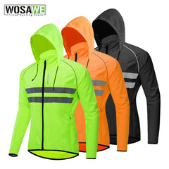 Reflective Long Sleeve Breathable Bike Riding Windbreaker