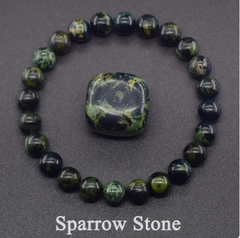 Natural Stone Beaded Elastic Bracelet