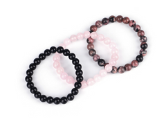 Natural Stone Beaded Bracelet Collection