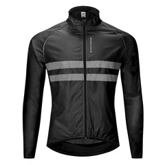 Reflective Long Sleeve Breathable Bike Riding Windbreaker