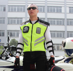 Riding Tribe Reflective Vest for Motorcycle Touring