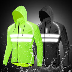 Reflective Long Sleeve Breathable Bike Riding Windbreaker
