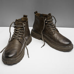 Waterproof Men's British Leather Work Boots